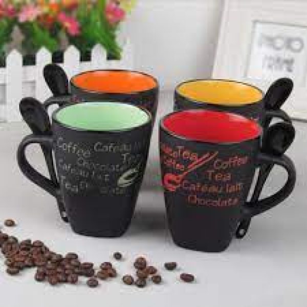 Tea Mug / Matt Black